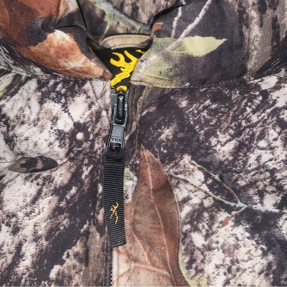 Browning RealTree Camouflage Puffer Coat Kids Size XL - Picture 6 of 13